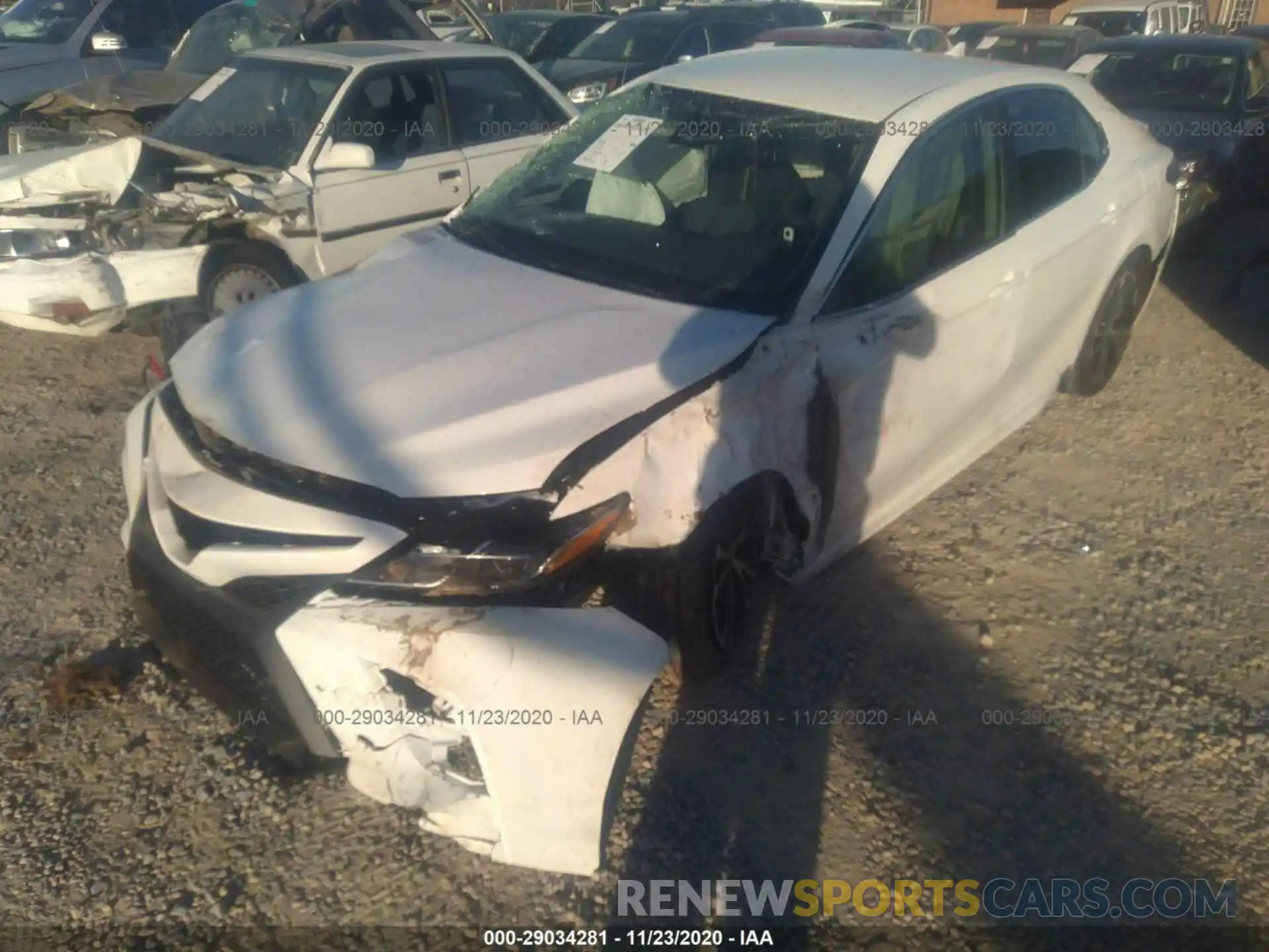 2 Photograph of a damaged car 4T1G11AK8LU993533 TOYOTA CAMRY 2020