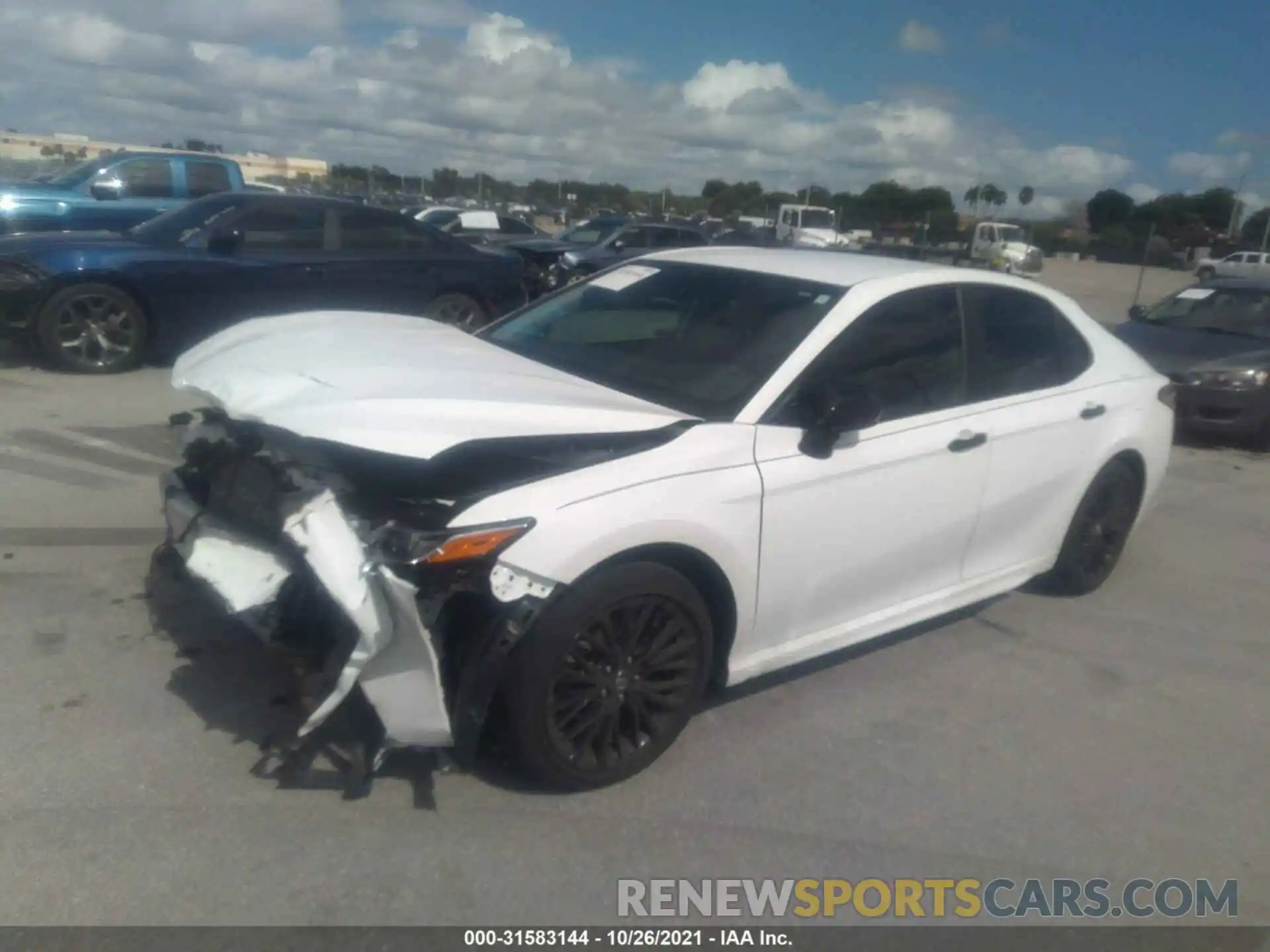 2 Photograph of a damaged car 4T1G11AK9LU301344 TOYOTA CAMRY 2020