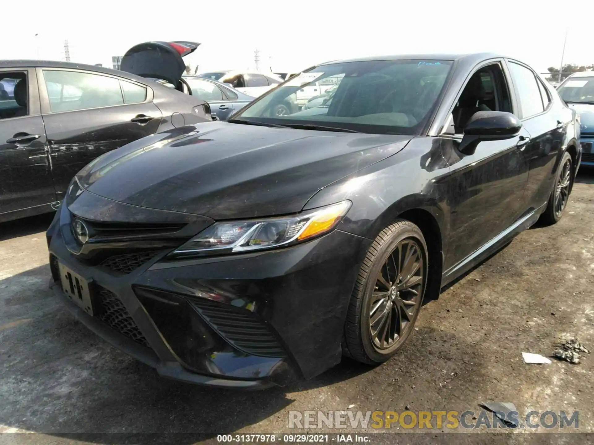 2 Photograph of a damaged car 4T1G11AK9LU303899 TOYOTA CAMRY 2020