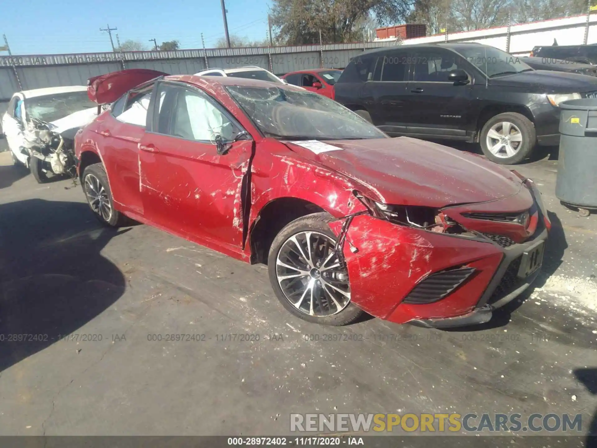 1 Photograph of a damaged car 4T1G11AK9LU304261 TOYOTA CAMRY 2020