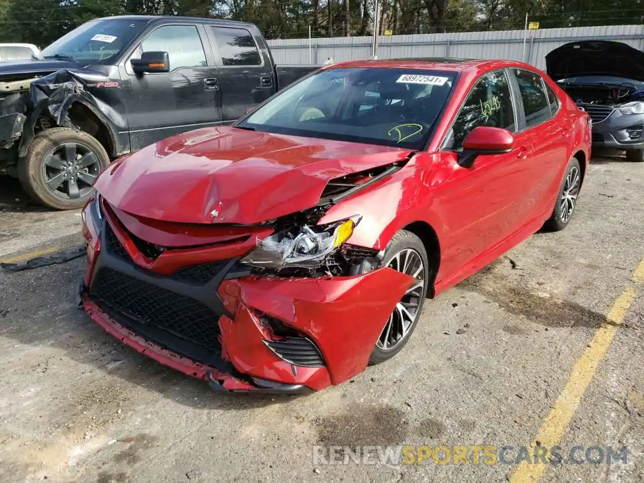 2 Photograph of a damaged car 4T1G11AK9LU305653 TOYOTA CAMRY 2020