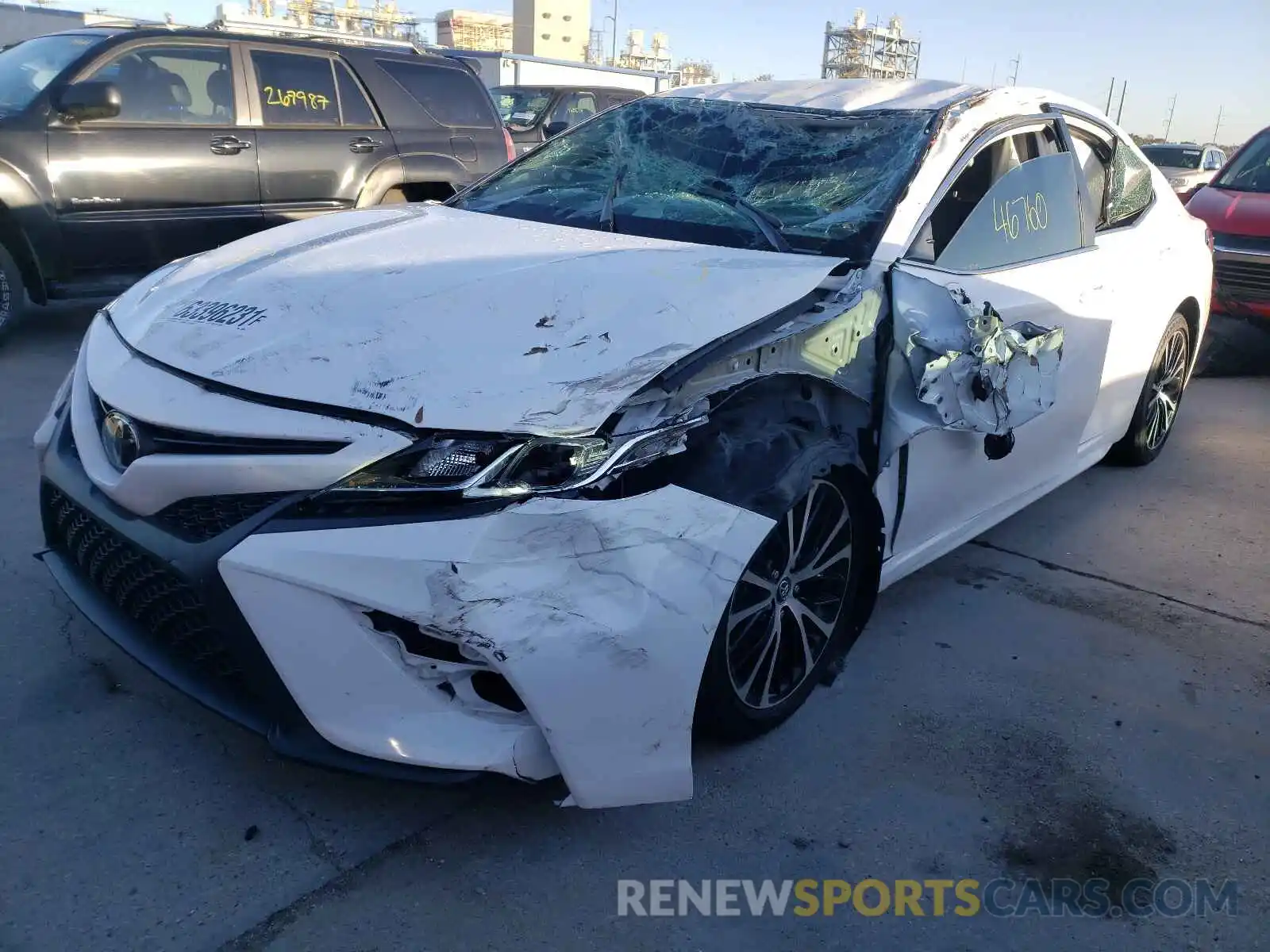 2 Photograph of a damaged car 4T1G11AK9LU308004 TOYOTA CAMRY 2020