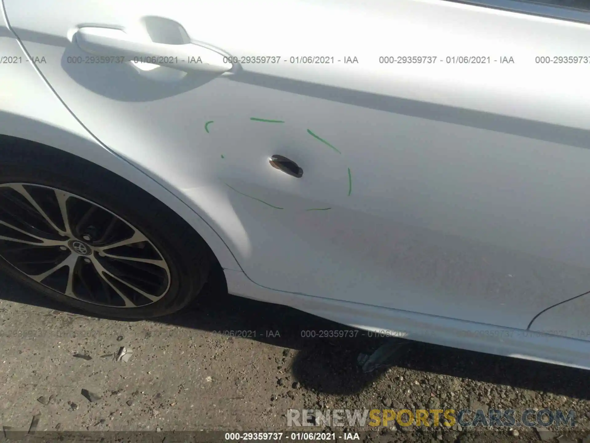 6 Photograph of a damaged car 4T1G11AK9LU308889 TOYOTA CAMRY 2020