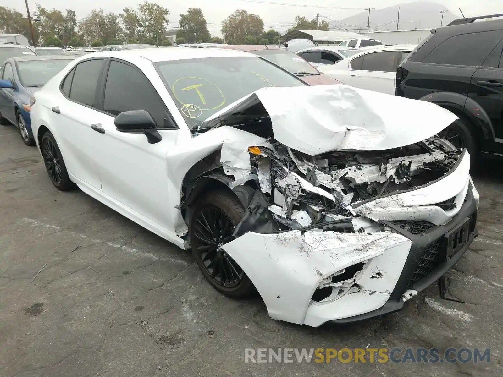 1 Photograph of a damaged car 4T1G11AK9LU308990 TOYOTA CAMRY 2020