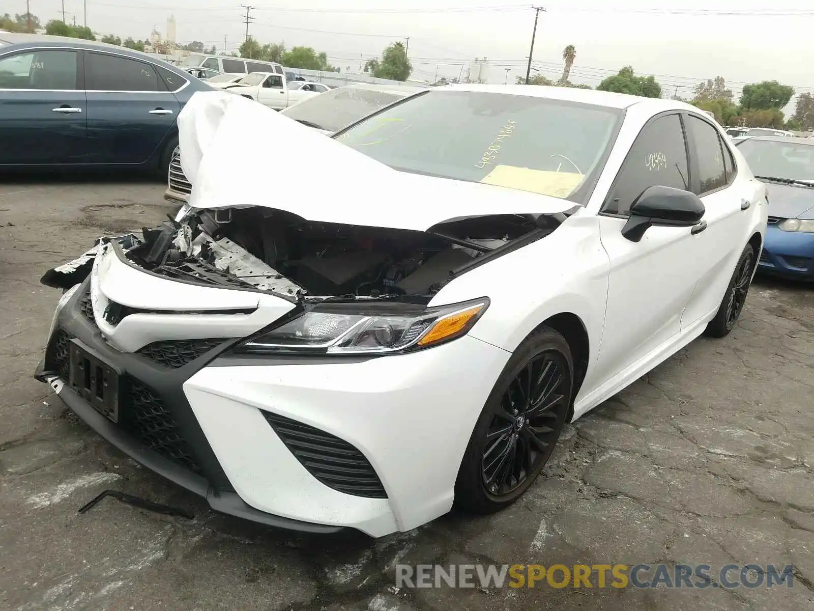 2 Photograph of a damaged car 4T1G11AK9LU308990 TOYOTA CAMRY 2020