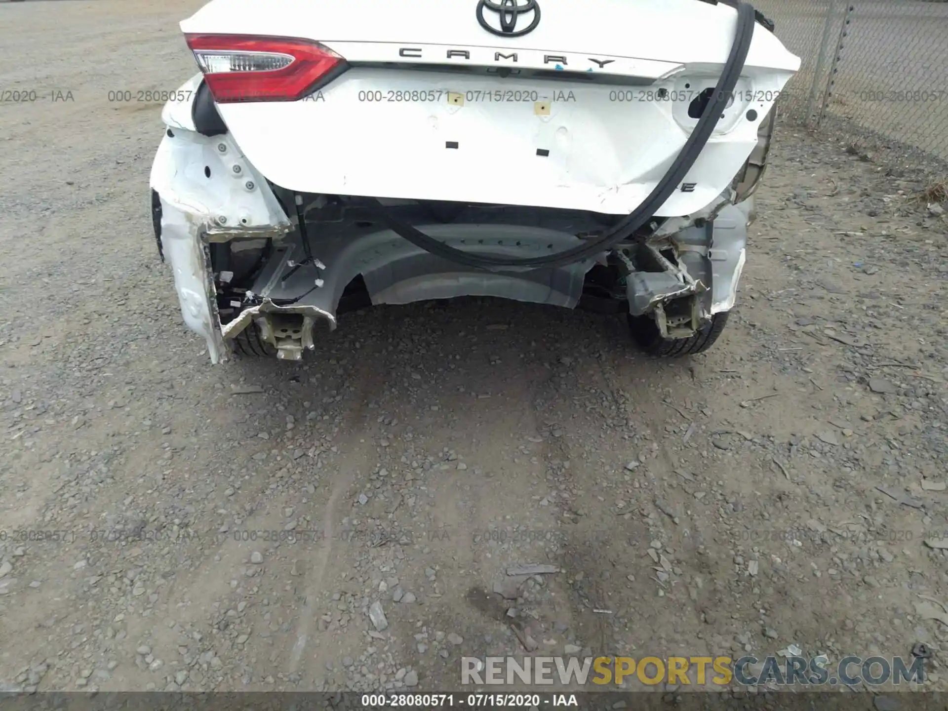 6 Photograph of a damaged car 4T1G11AK9LU309153 TOYOTA CAMRY 2020