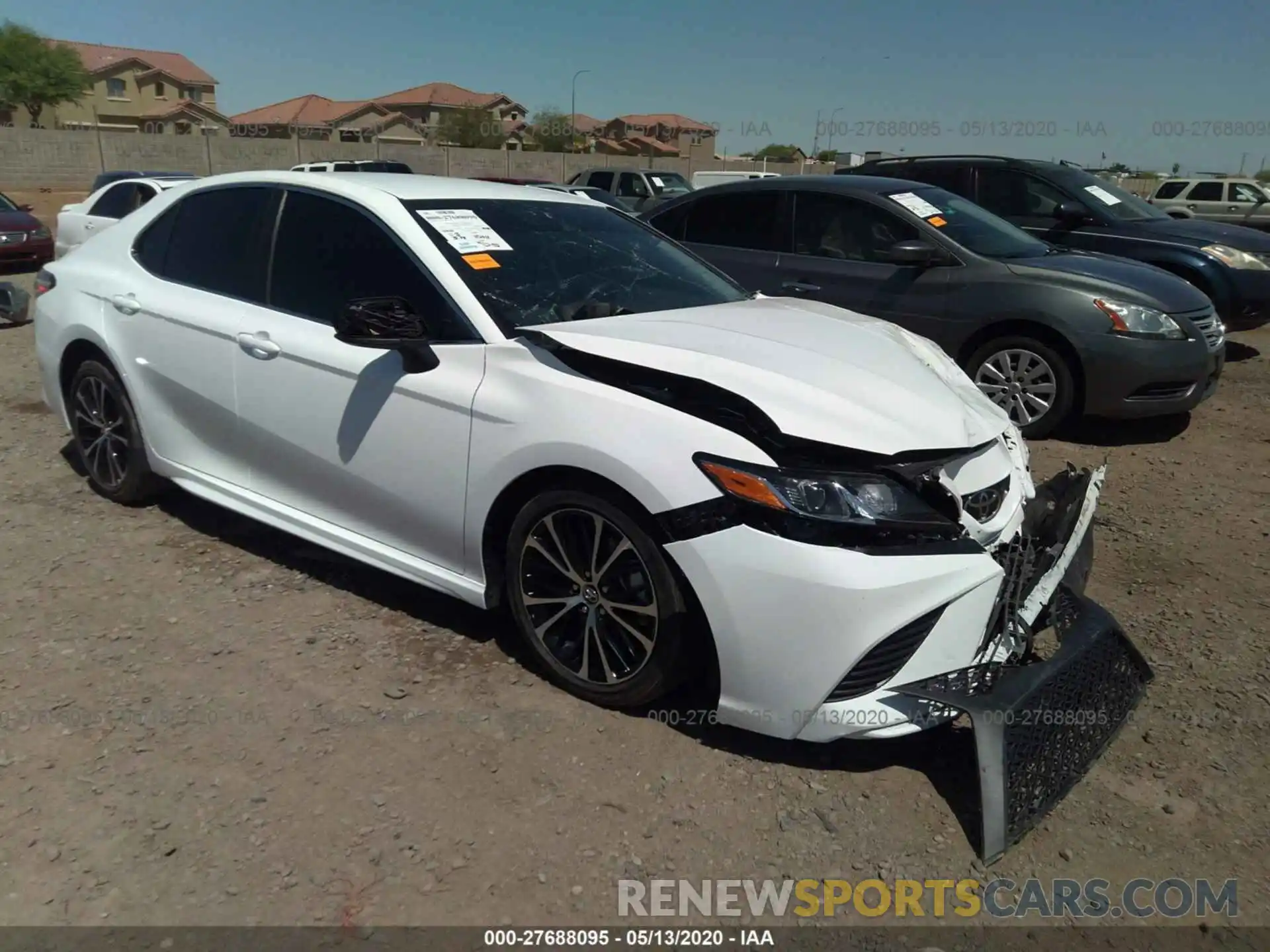 1 Photograph of a damaged car 4T1G11AK9LU312375 TOYOTA CAMRY 2020