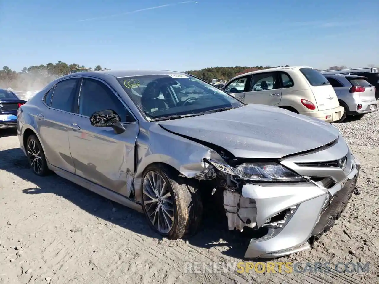 1 Photograph of a damaged car 4T1G11AK9LU317057 TOYOTA CAMRY 2020