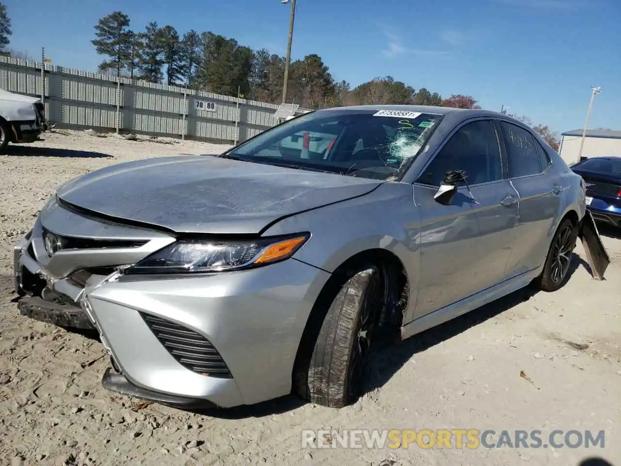 2 Photograph of a damaged car 4T1G11AK9LU317057 TOYOTA CAMRY 2020