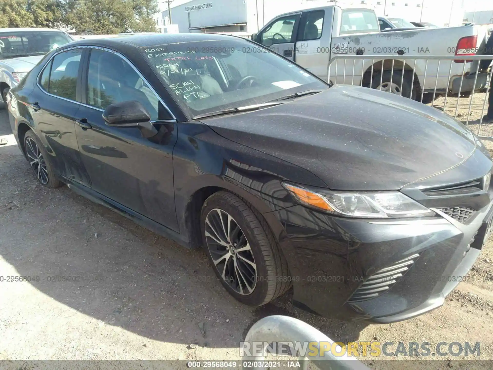 1 Photograph of a damaged car 4T1G11AK9LU319309 TOYOTA CAMRY 2020