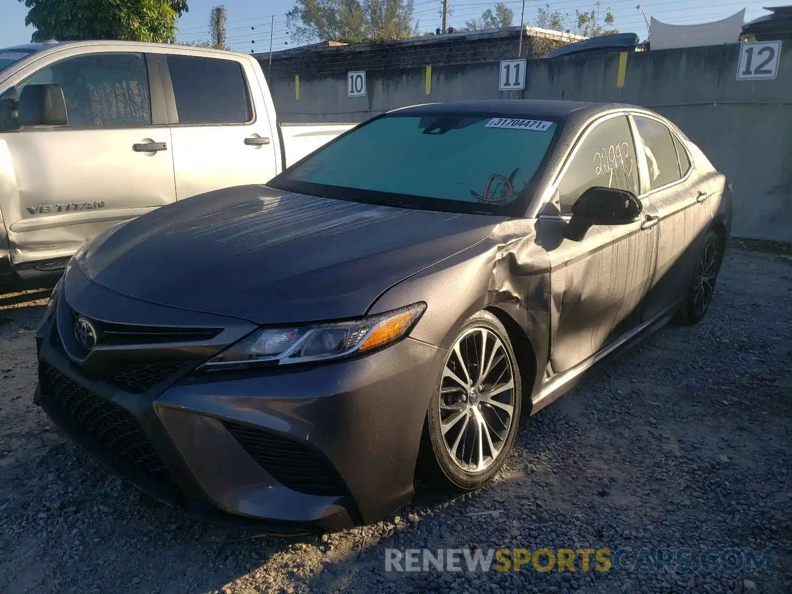 2 Photograph of a damaged car 4T1G11AK9LU323375 TOYOTA CAMRY 2020