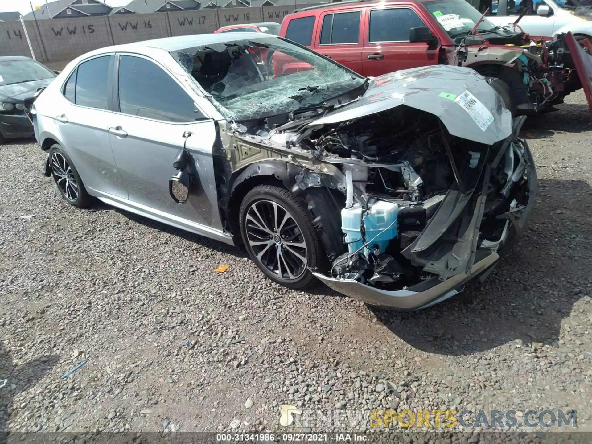 1 Photograph of a damaged car 4T1G11AK9LU324168 TOYOTA CAMRY 2020