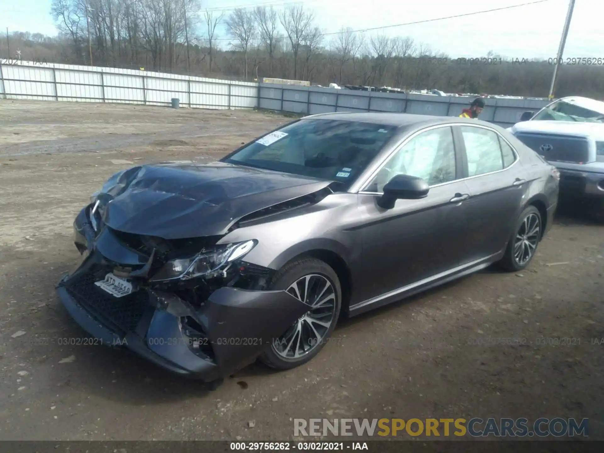 2 Photograph of a damaged car 4T1G11AK9LU324770 TOYOTA CAMRY 2020