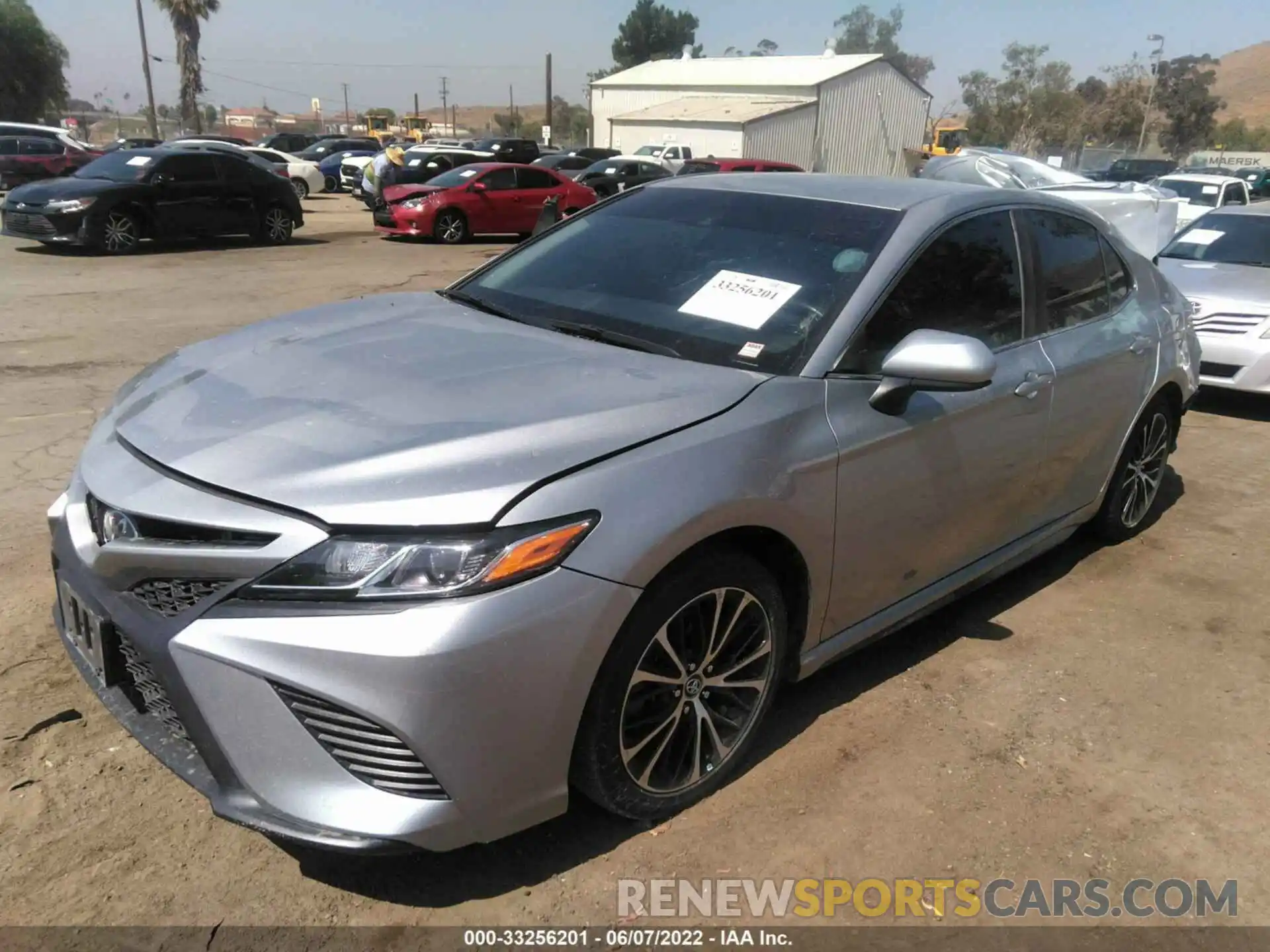 2 Photograph of a damaged car 4T1G11AK9LU327121 TOYOTA CAMRY 2020