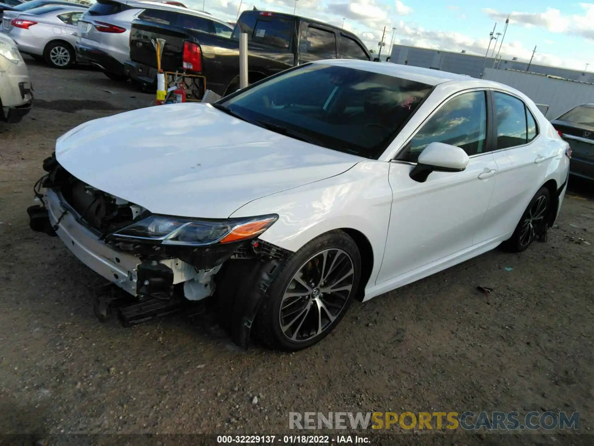 2 Photograph of a damaged car 4T1G11AK9LU327779 TOYOTA CAMRY 2020