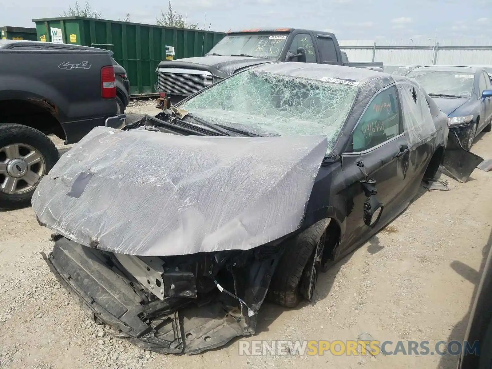 2 Photograph of a damaged car 4T1G11AK9LU329399 TOYOTA CAMRY 2020