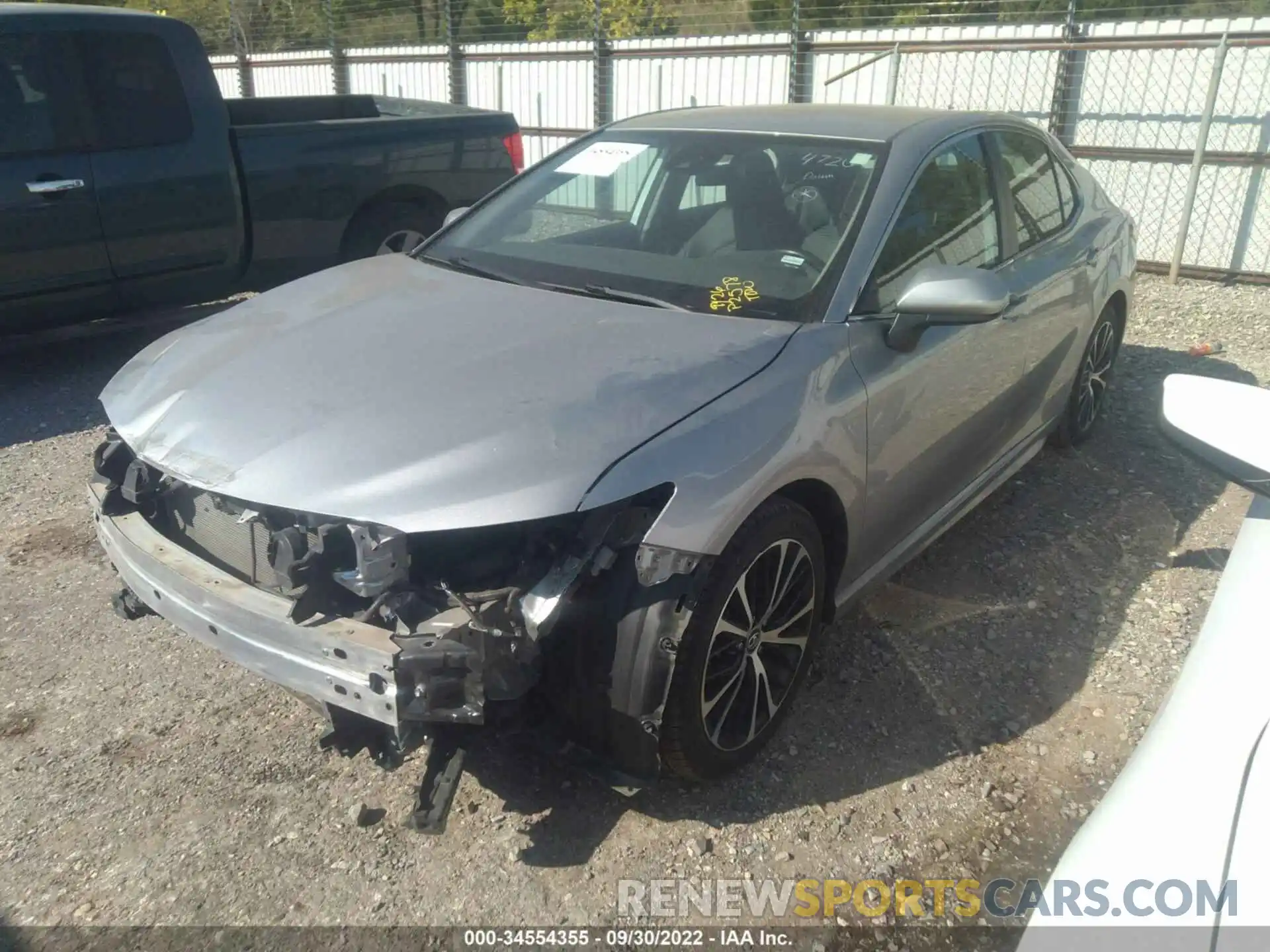 2 Photograph of a damaged car 4T1G11AK9LU329984 TOYOTA CAMRY 2020