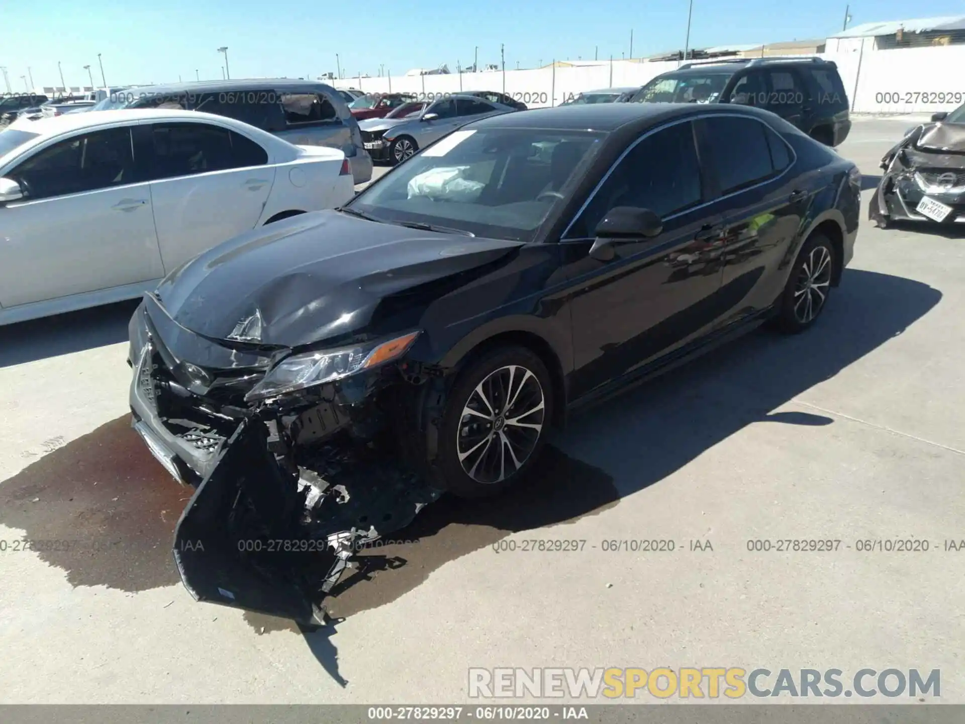 2 Photograph of a damaged car 4T1G11AK9LU334571 TOYOTA CAMRY 2020