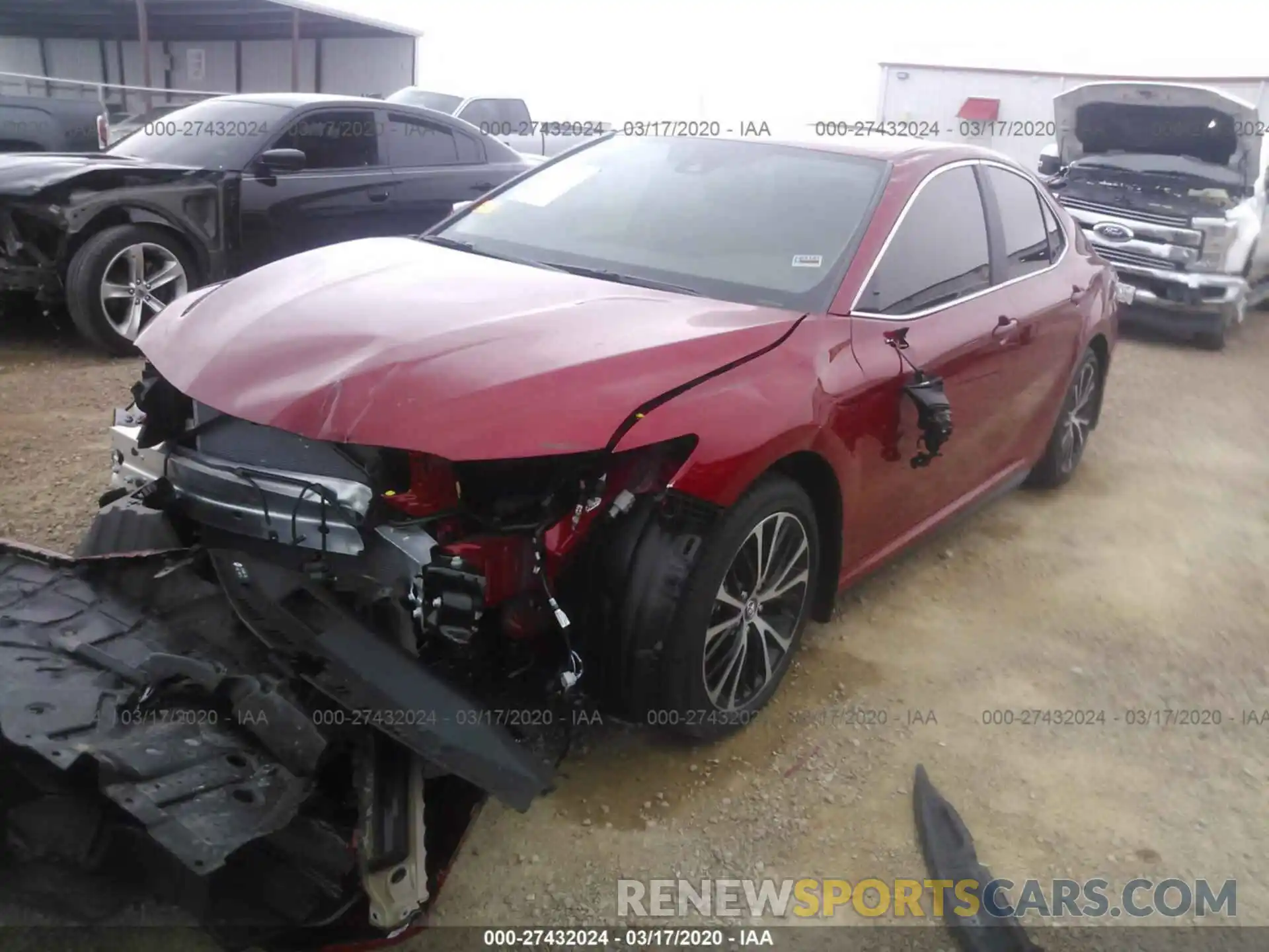 2 Photograph of a damaged car 4T1G11AK9LU338989 TOYOTA CAMRY 2020