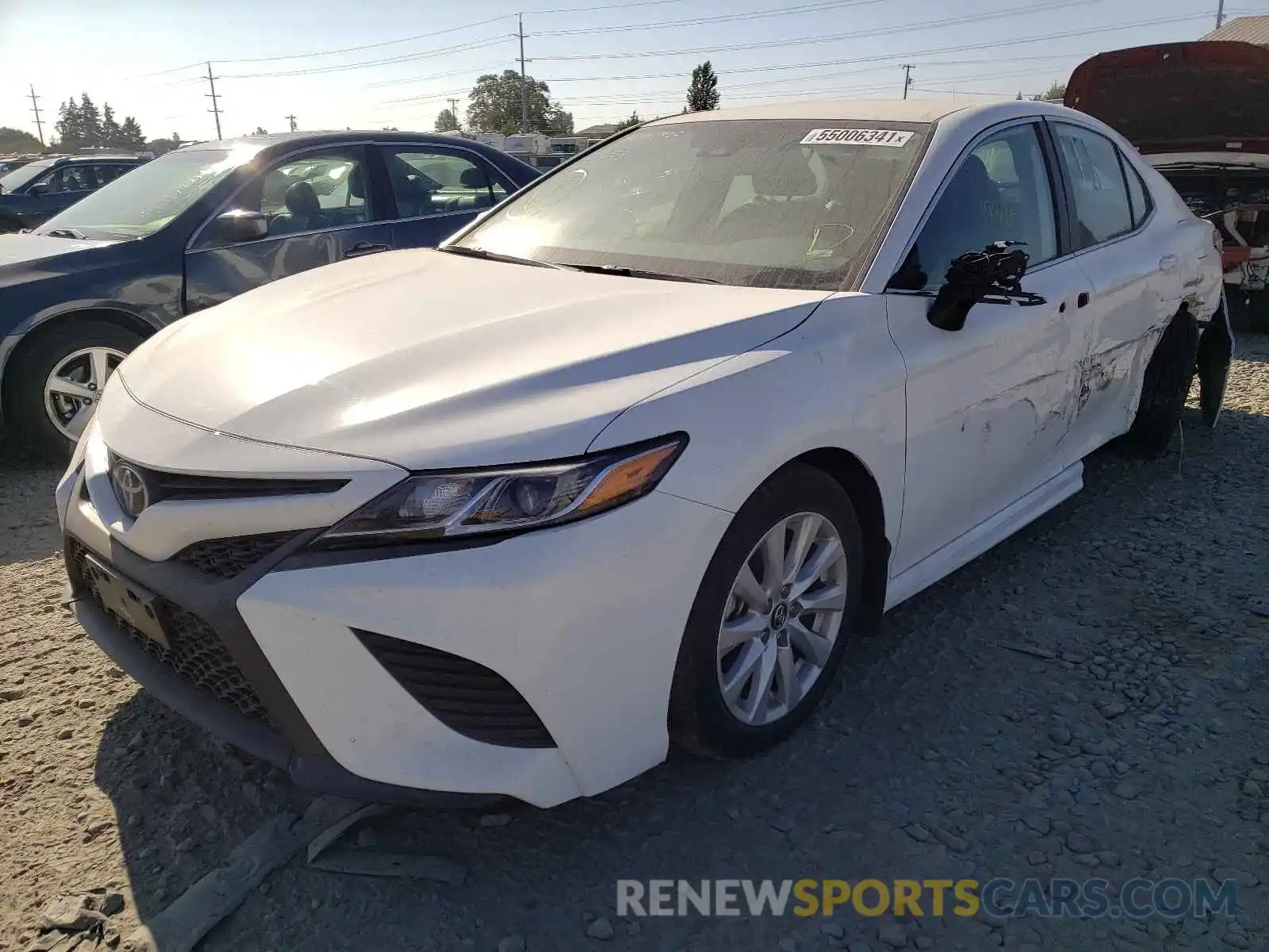 2 Photograph of a damaged car 4T1G11AK9LU339107 TOYOTA CAMRY 2020