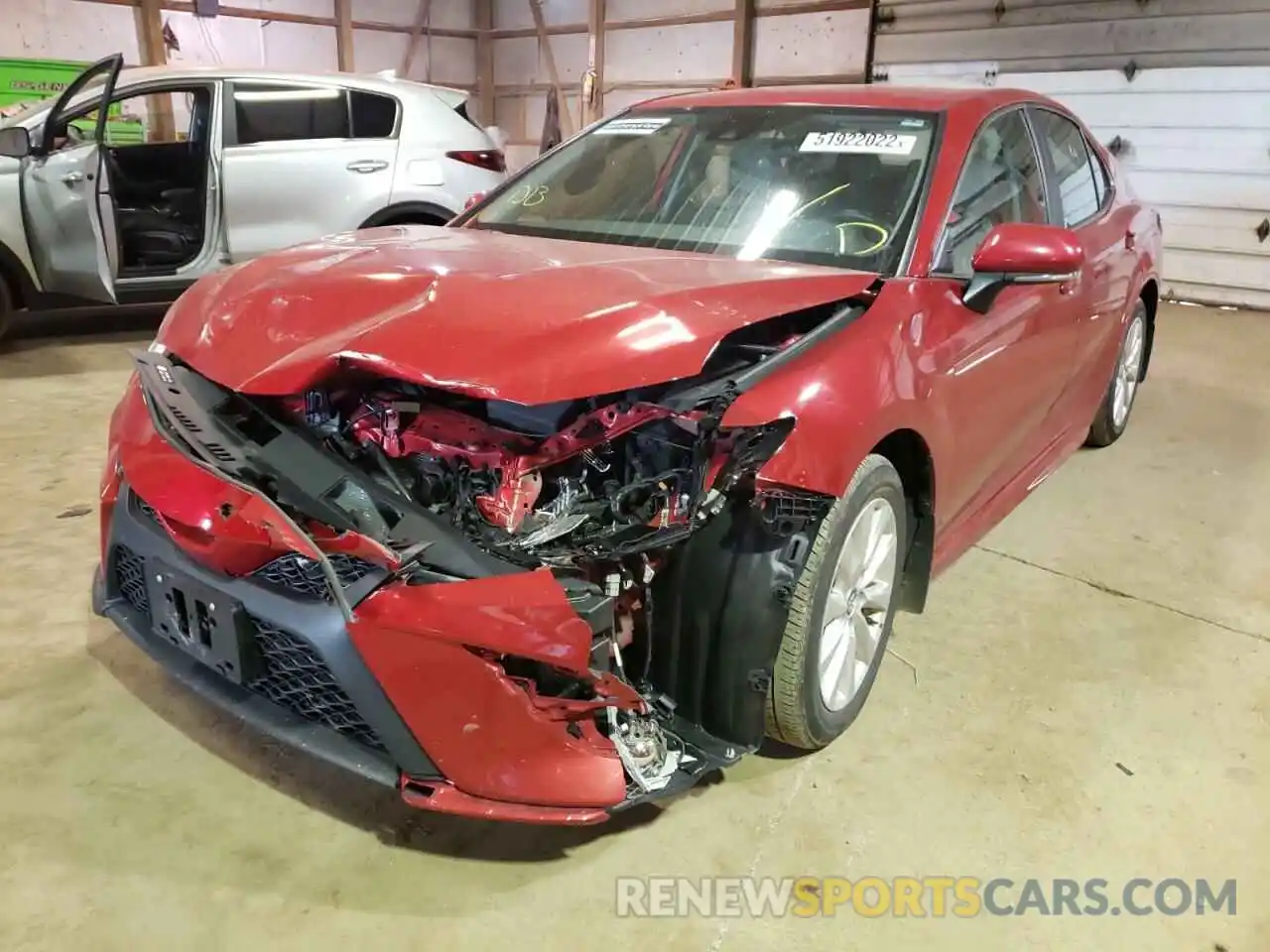 2 Photograph of a damaged car 4T1G11AK9LU339348 TOYOTA CAMRY 2020