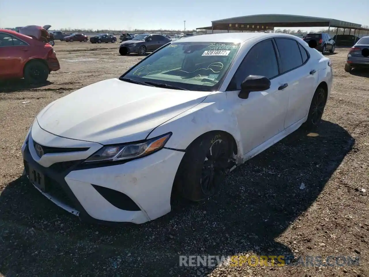 2 Photograph of a damaged car 4T1G11AK9LU340256 TOYOTA CAMRY 2020