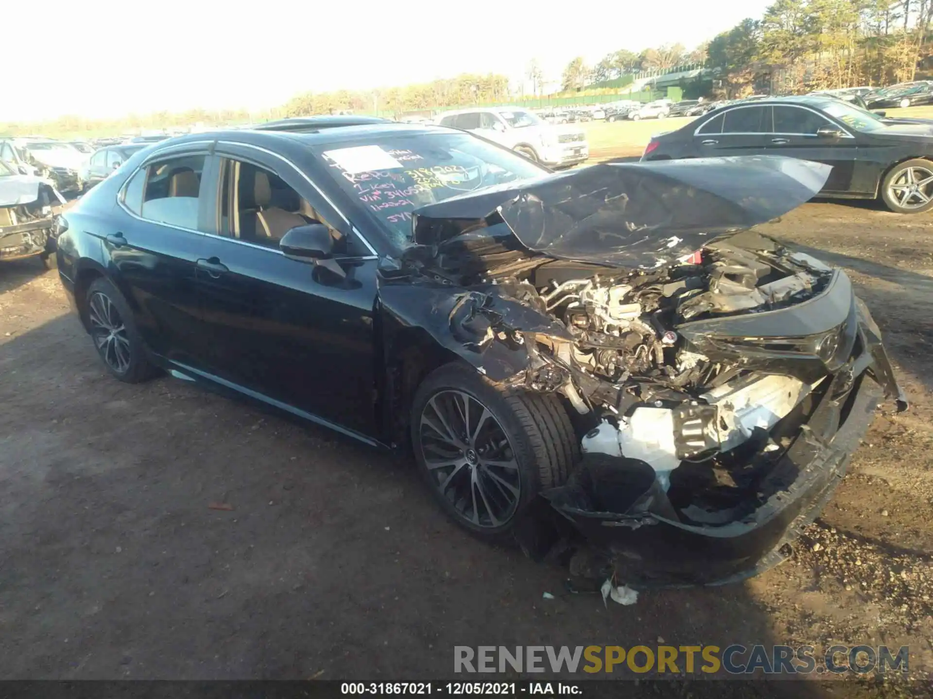 1 Photograph of a damaged car 4T1G11AK9LU341052 TOYOTA CAMRY 2020