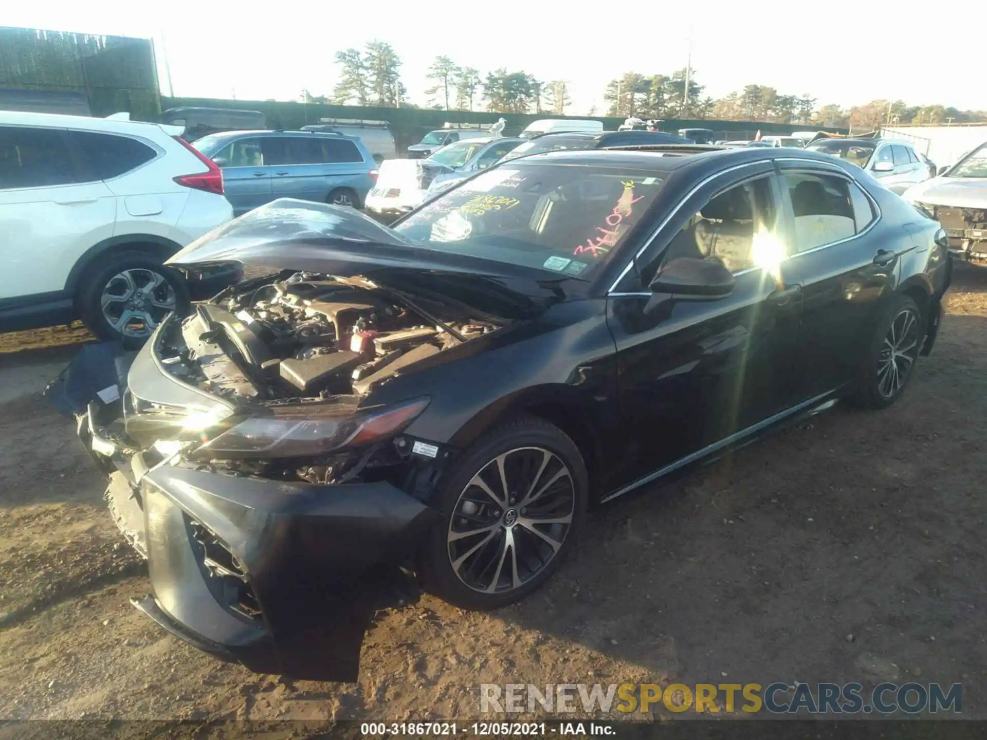 2 Photograph of a damaged car 4T1G11AK9LU341052 TOYOTA CAMRY 2020