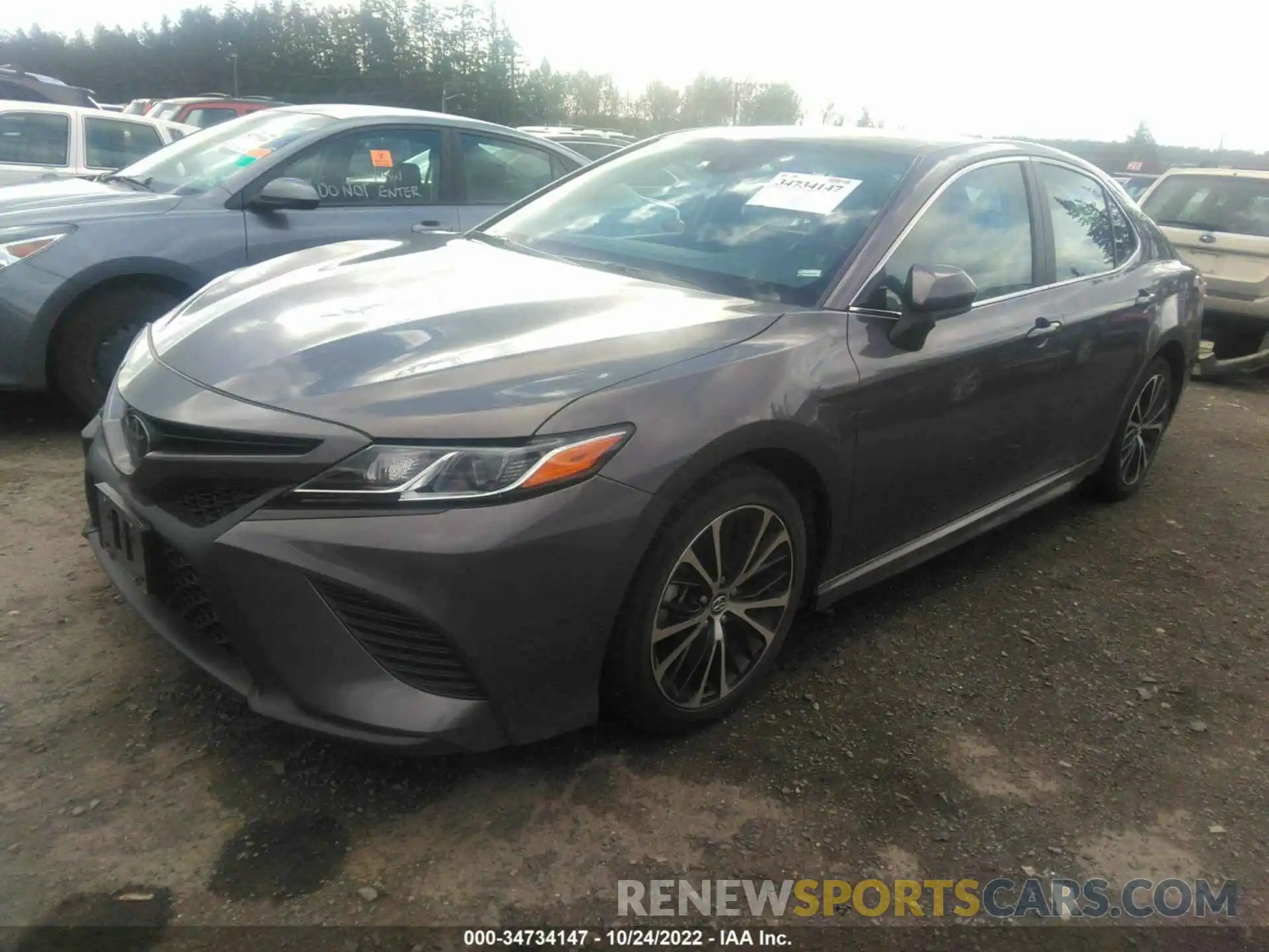 2 Photograph of a damaged car 4T1G11AK9LU342394 TOYOTA CAMRY 2020