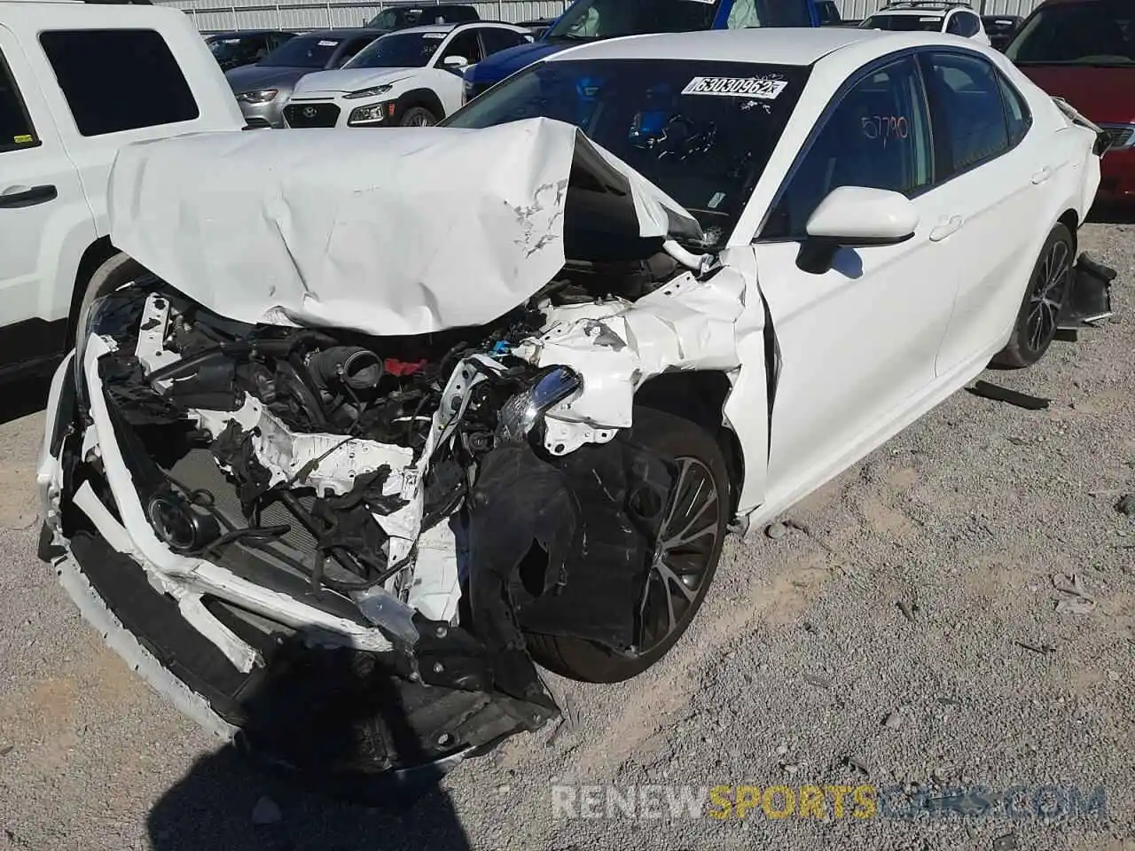 2 Photograph of a damaged car 4T1G11AK9LU344274 TOYOTA CAMRY 2020