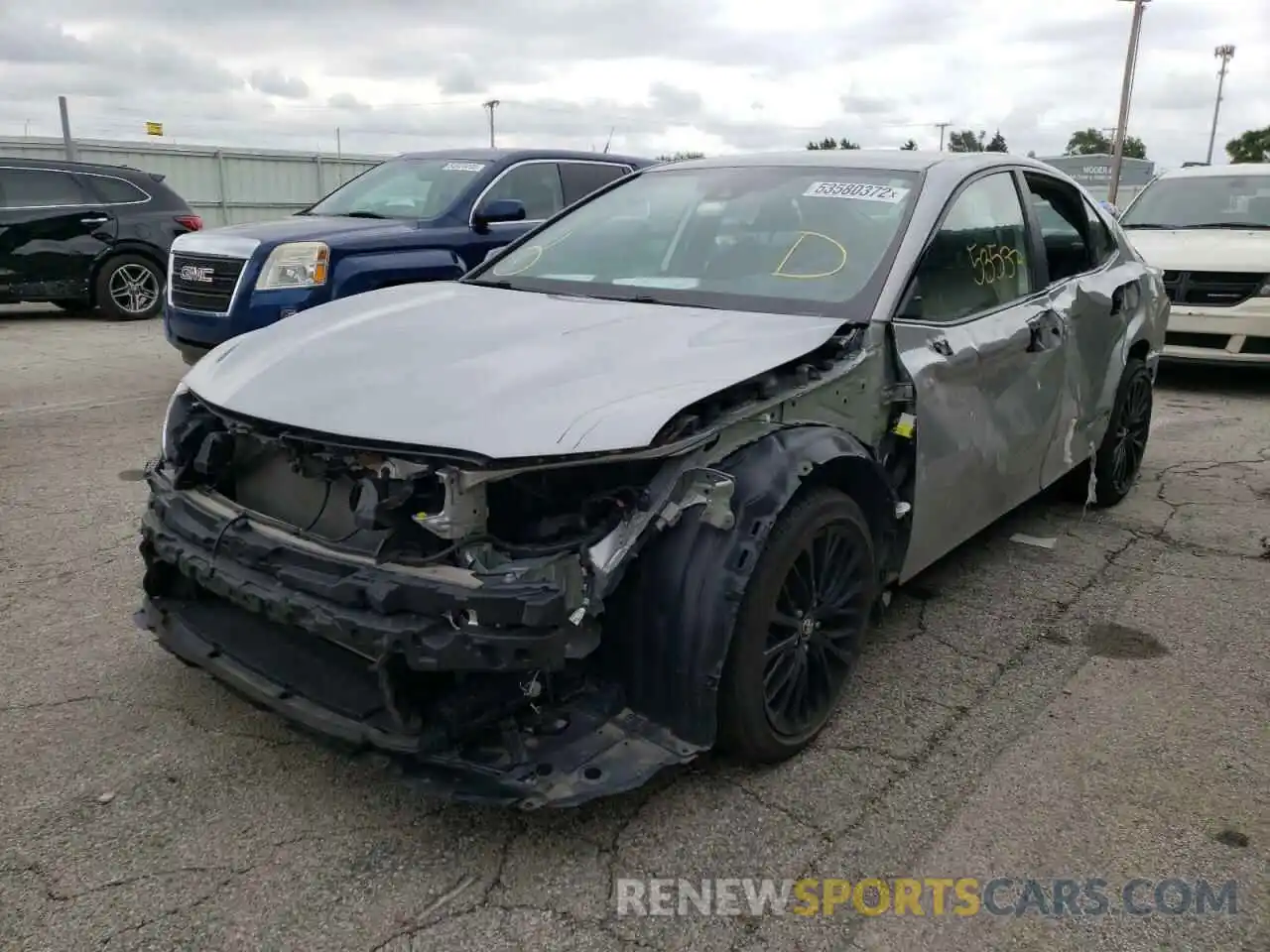 2 Photograph of a damaged car 4T1G11AK9LU344548 TOYOTA CAMRY 2020