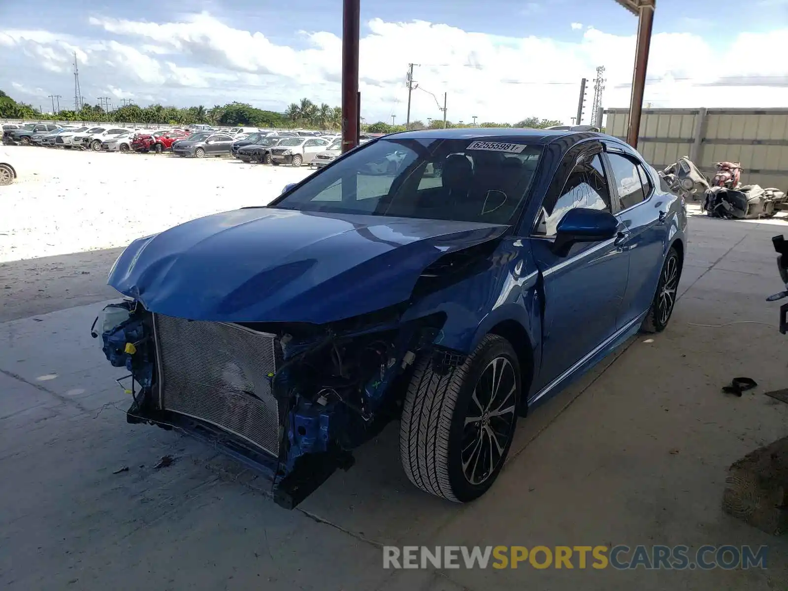 2 Photograph of a damaged car 4T1G11AK9LU349605 TOYOTA CAMRY 2020