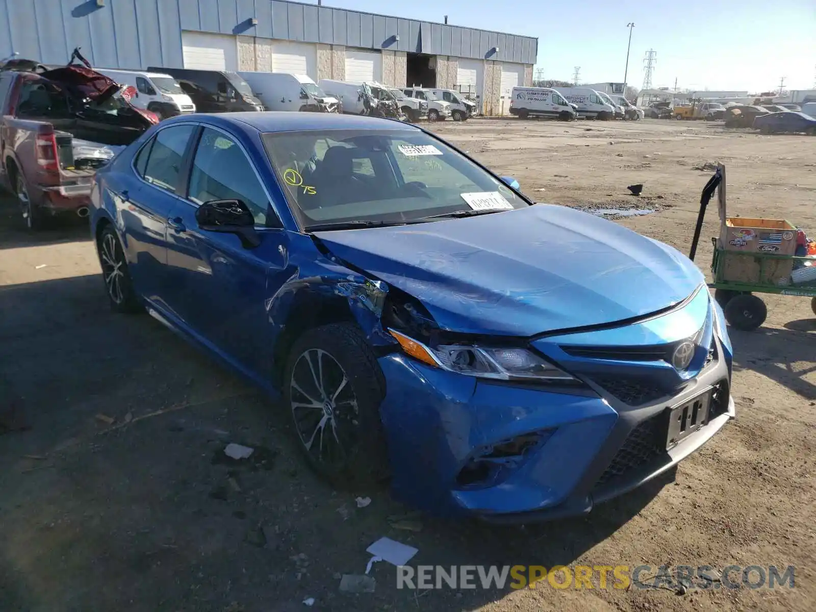 1 Photograph of a damaged car 4T1G11AK9LU349846 TOYOTA CAMRY 2020