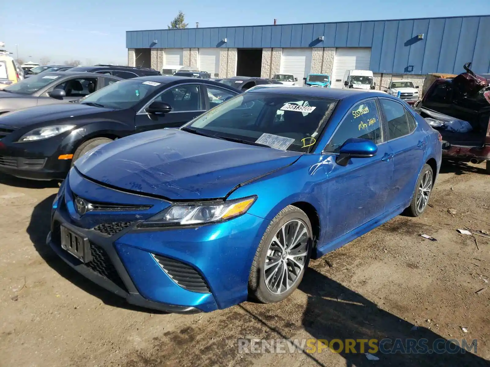 2 Photograph of a damaged car 4T1G11AK9LU349846 TOYOTA CAMRY 2020