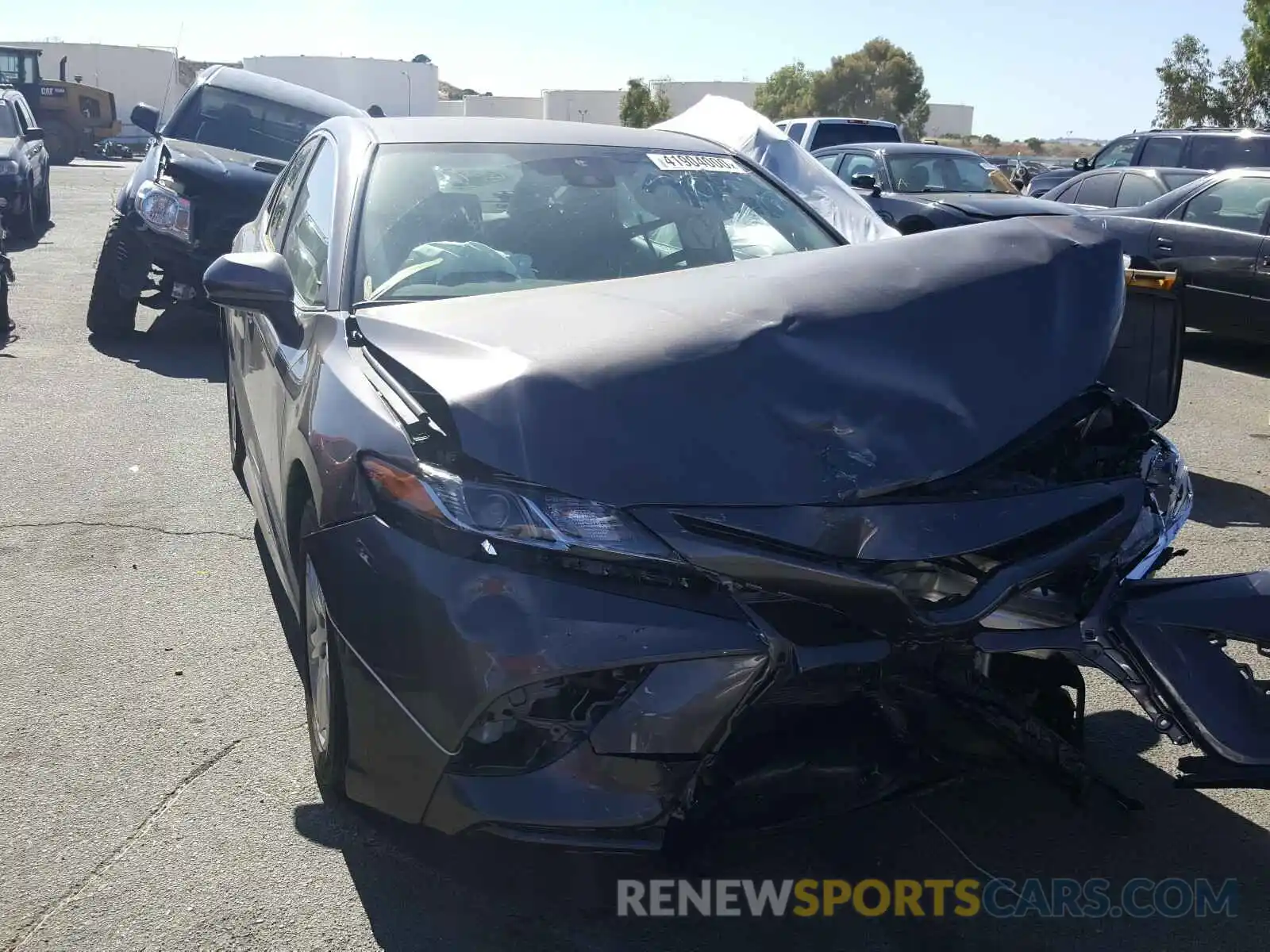 1 Photograph of a damaged car 4T1G11AK9LU350995 TOYOTA CAMRY 2020