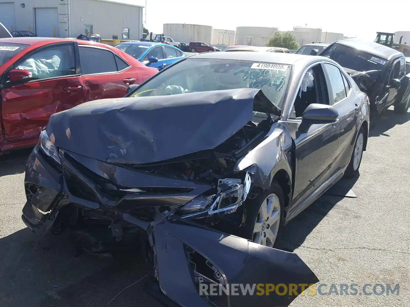 2 Photograph of a damaged car 4T1G11AK9LU350995 TOYOTA CAMRY 2020