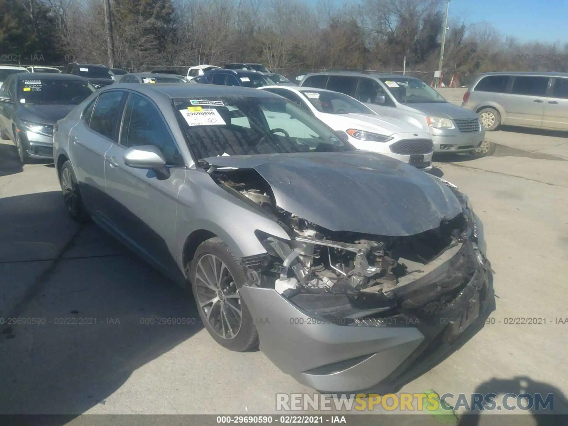 1 Photograph of a damaged car 4T1G11AK9LU356540 TOYOTA CAMRY 2020