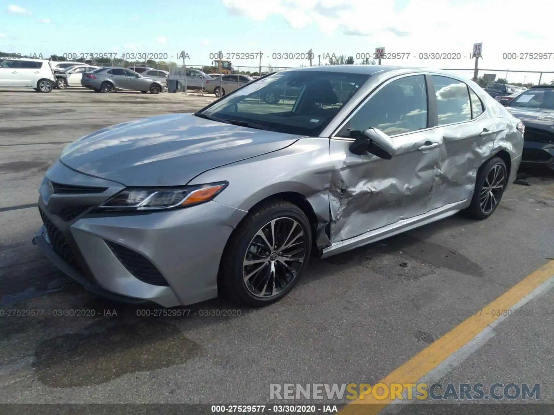 2 Photograph of a damaged car 4T1G11AK9LU358627 TOYOTA CAMRY 2020