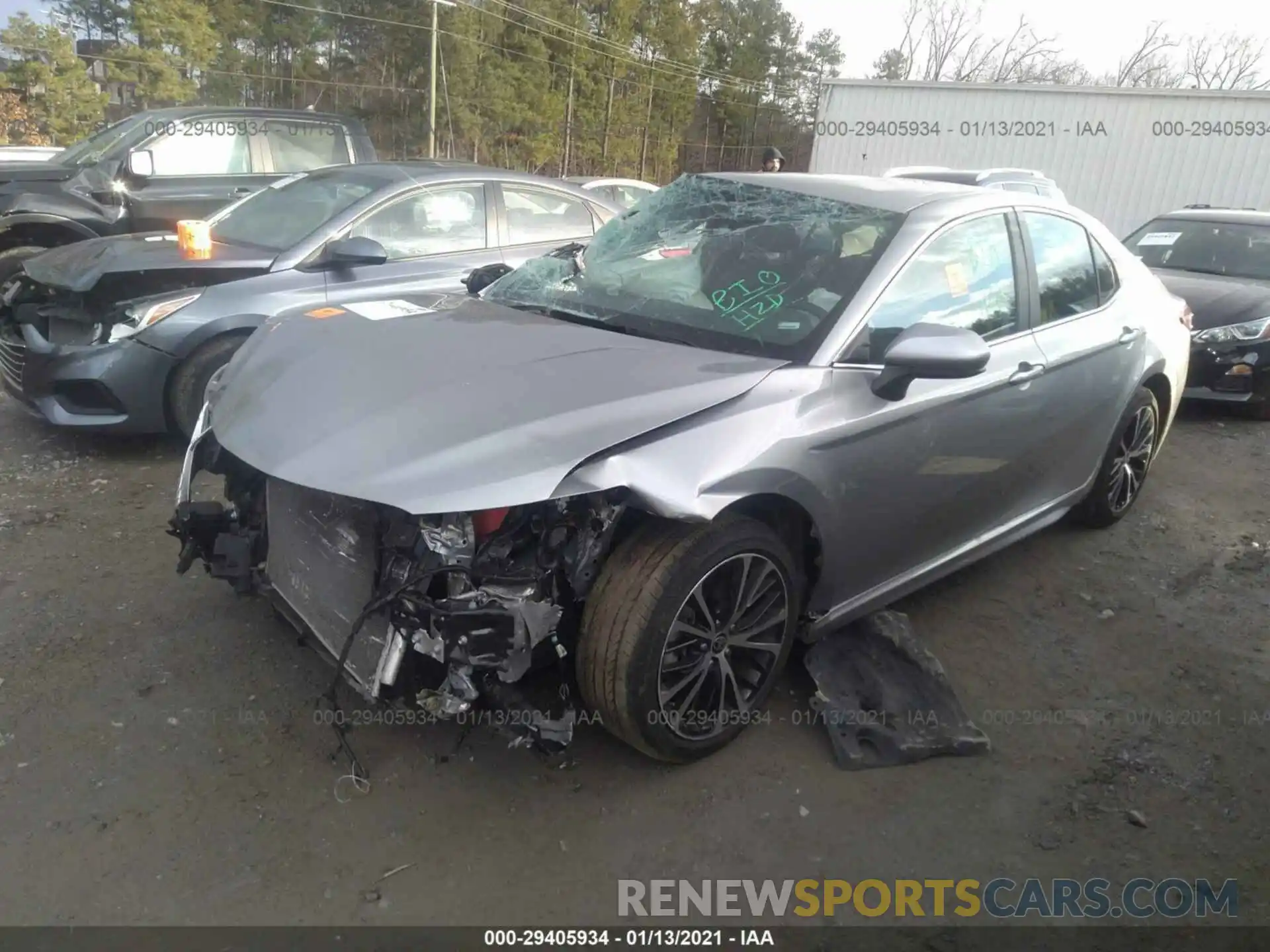 2 Photograph of a damaged car 4T1G11AK9LU359115 TOYOTA CAMRY 2020