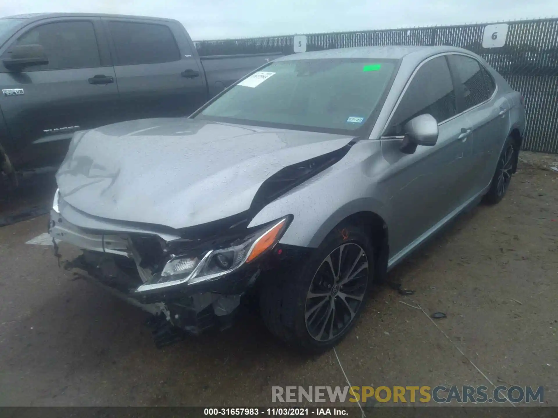 2 Photograph of a damaged car 4T1G11AK9LU363309 TOYOTA CAMRY 2020