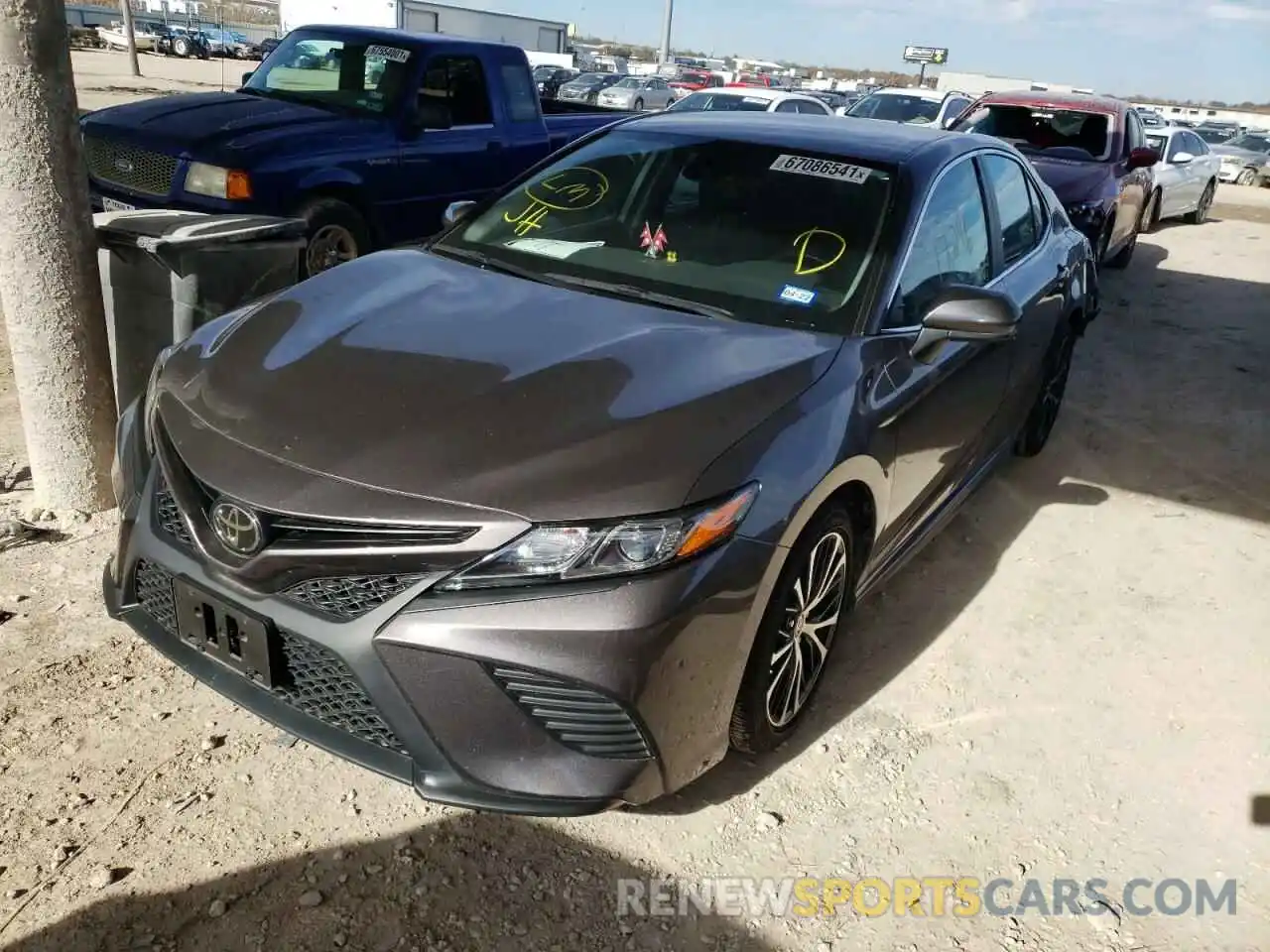 2 Photograph of a damaged car 4T1G11AK9LU367800 TOYOTA CAMRY 2020