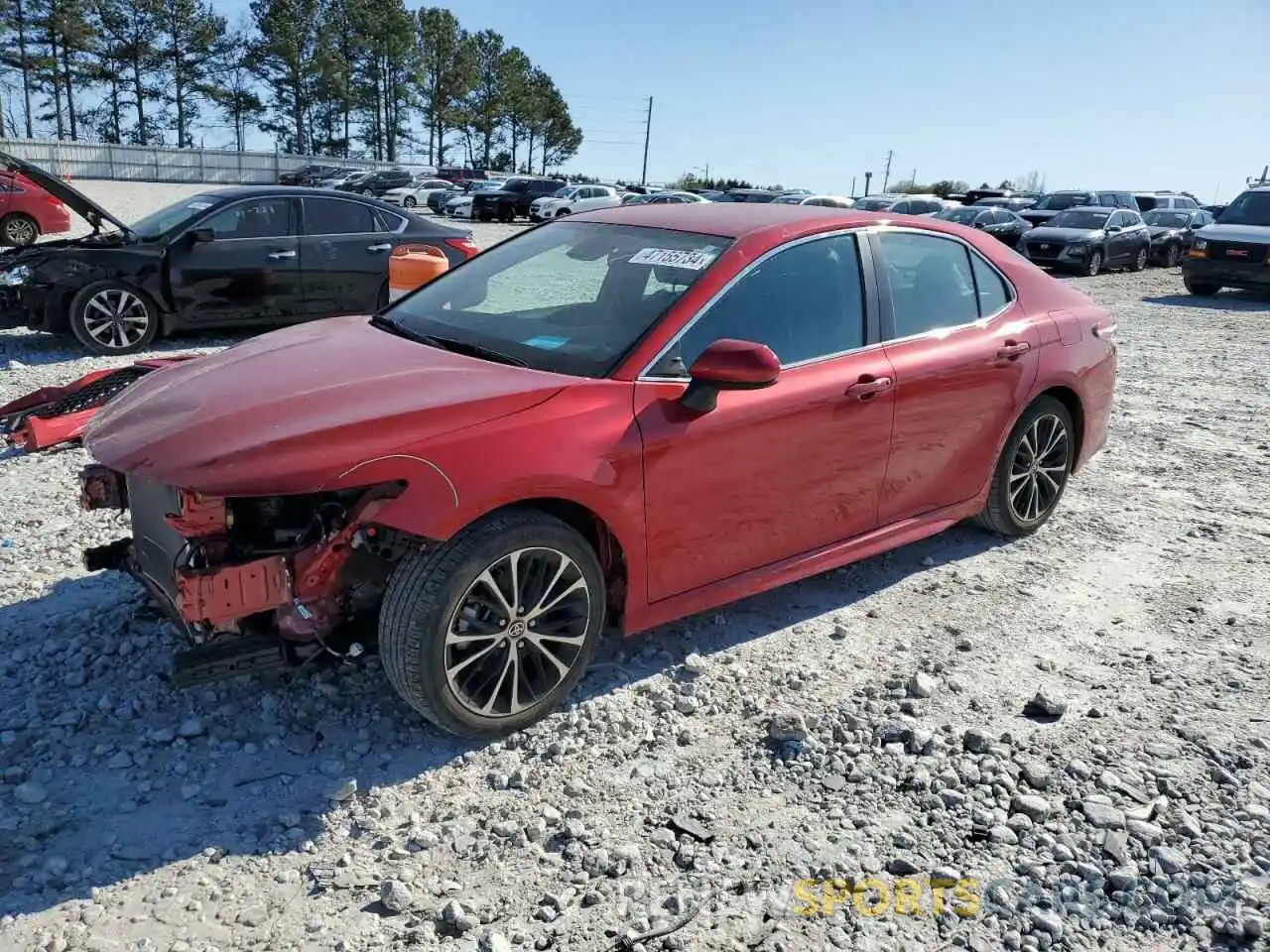 1 Photograph of a damaged car 4T1G11AK9LU371491 TOYOTA CAMRY 2020