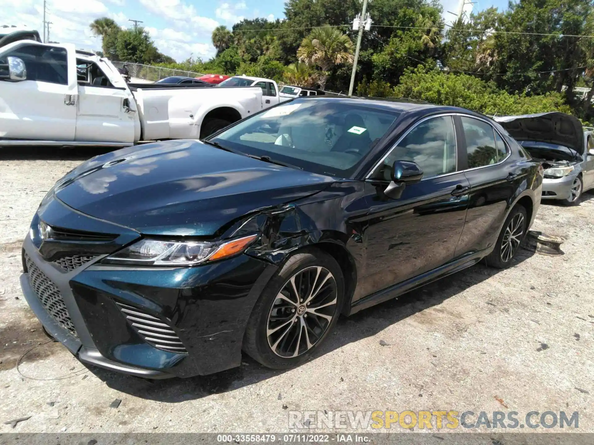 2 Photograph of a damaged car 4T1G11AK9LU371796 TOYOTA CAMRY 2020