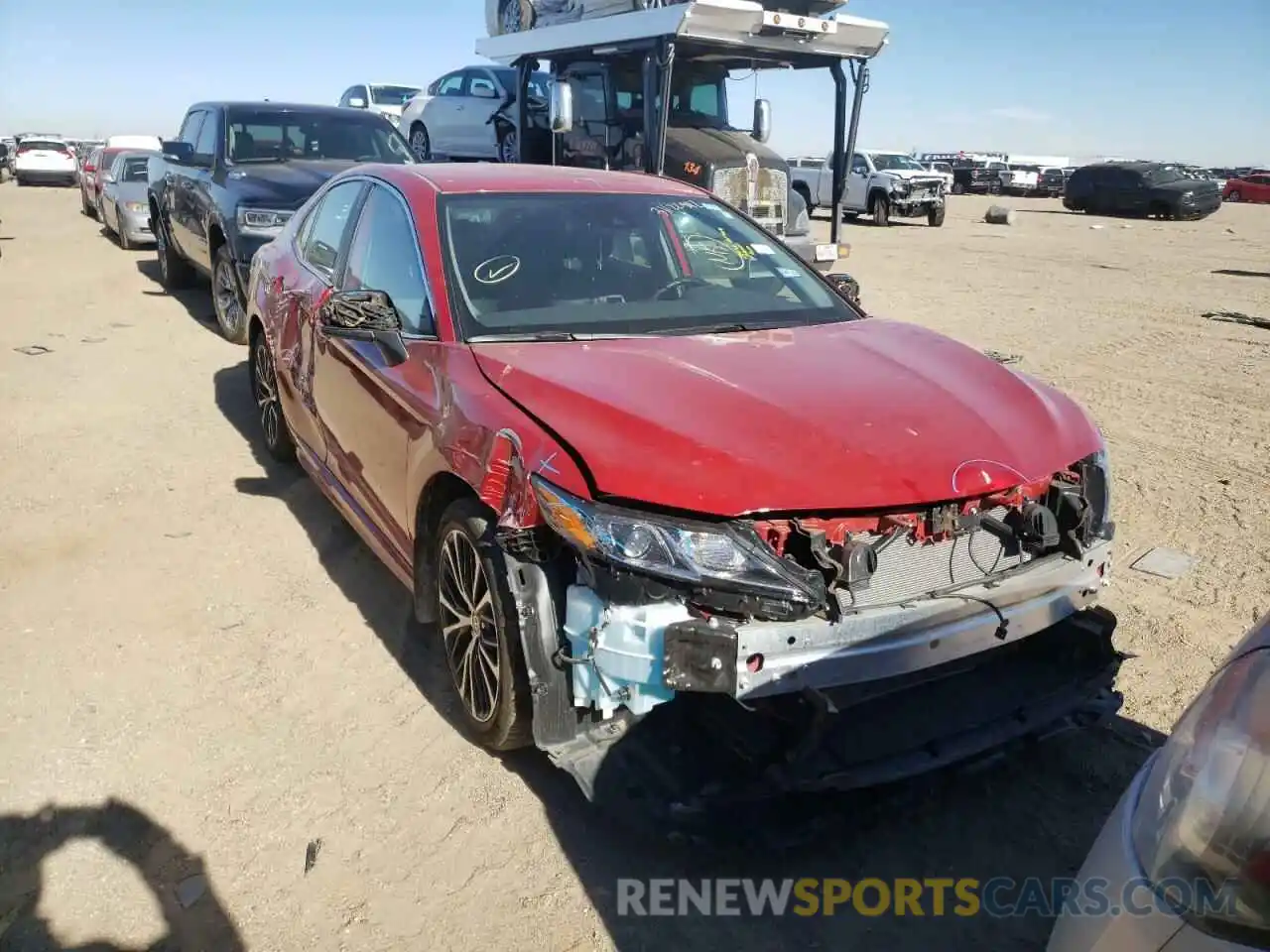 1 Photograph of a damaged car 4T1G11AK9LU376724 TOYOTA CAMRY 2020