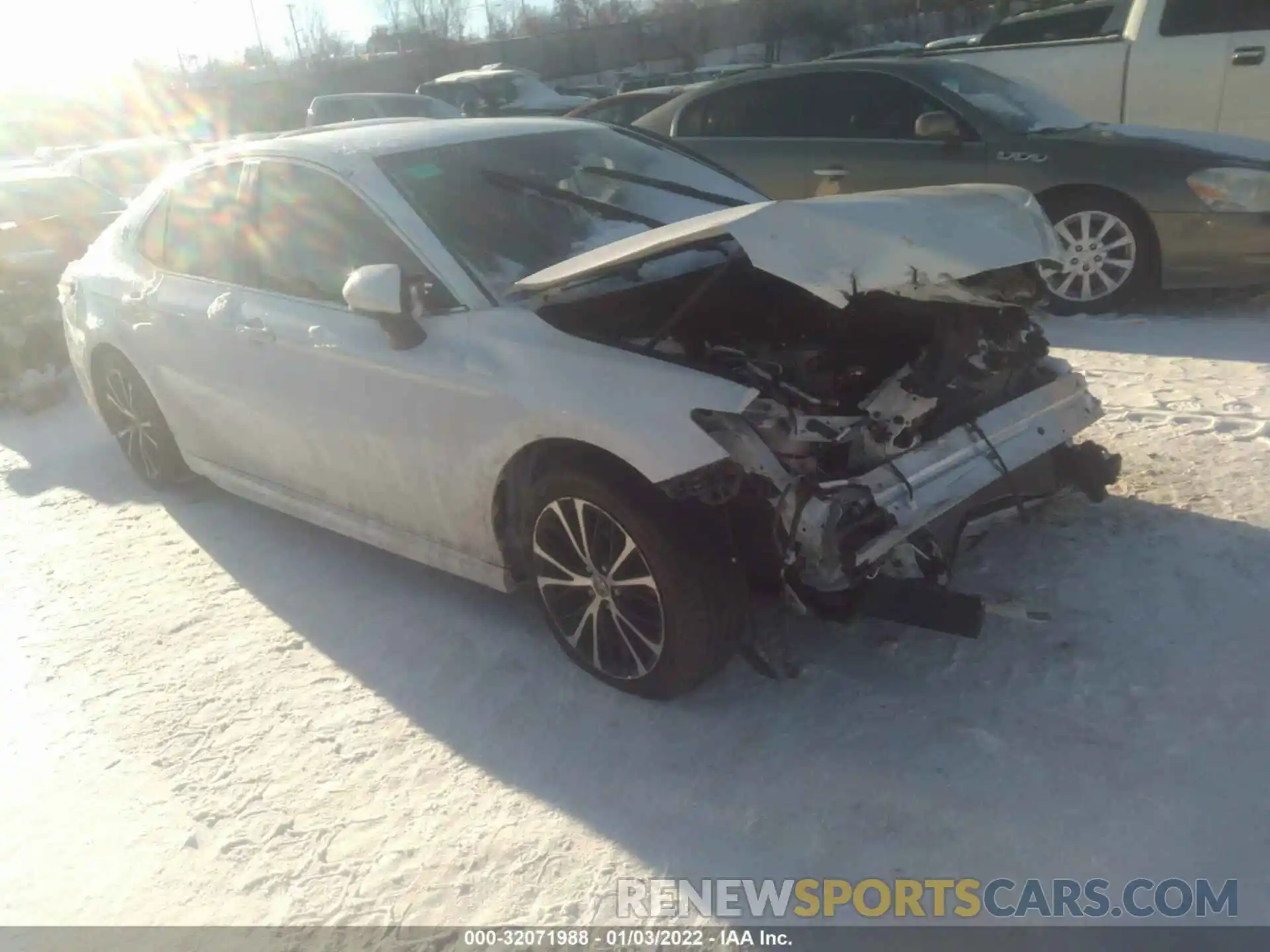 1 Photograph of a damaged car 4T1G11AK9LU381941 TOYOTA CAMRY 2020