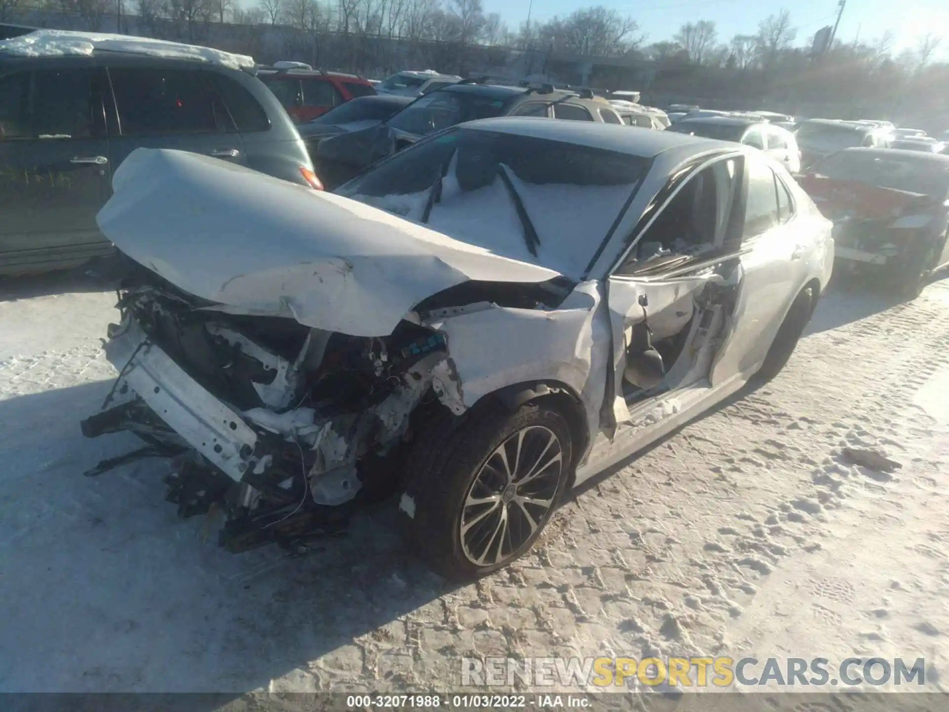 2 Photograph of a damaged car 4T1G11AK9LU381941 TOYOTA CAMRY 2020