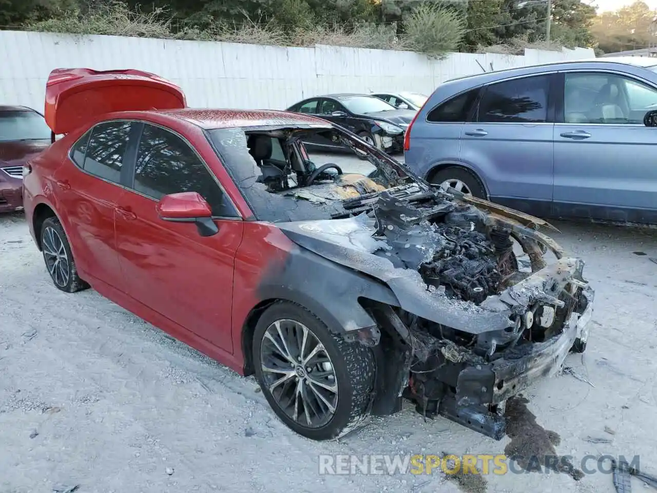 1 Photograph of a damaged car 4T1G11AK9LU383995 TOYOTA CAMRY 2020