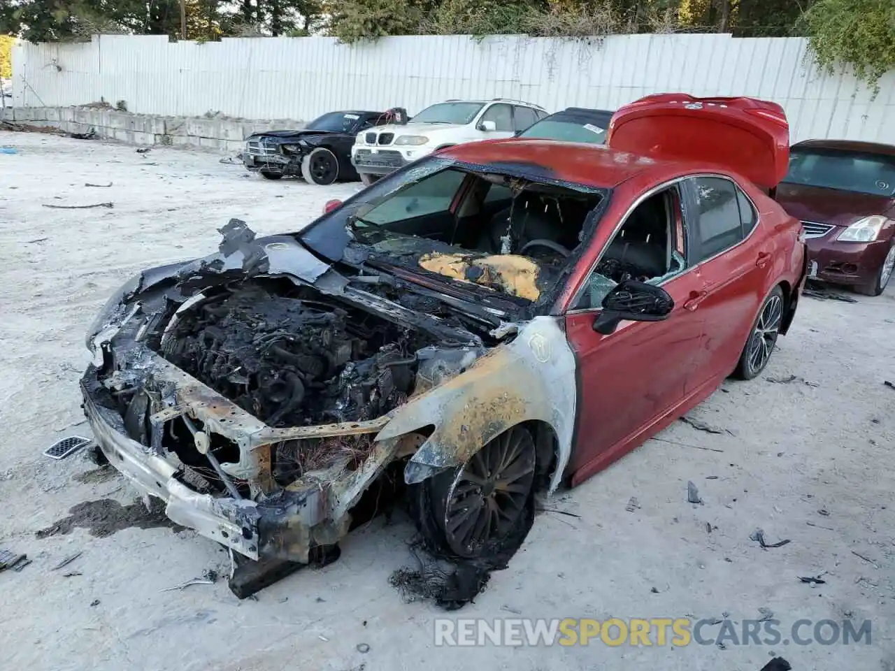 2 Photograph of a damaged car 4T1G11AK9LU383995 TOYOTA CAMRY 2020