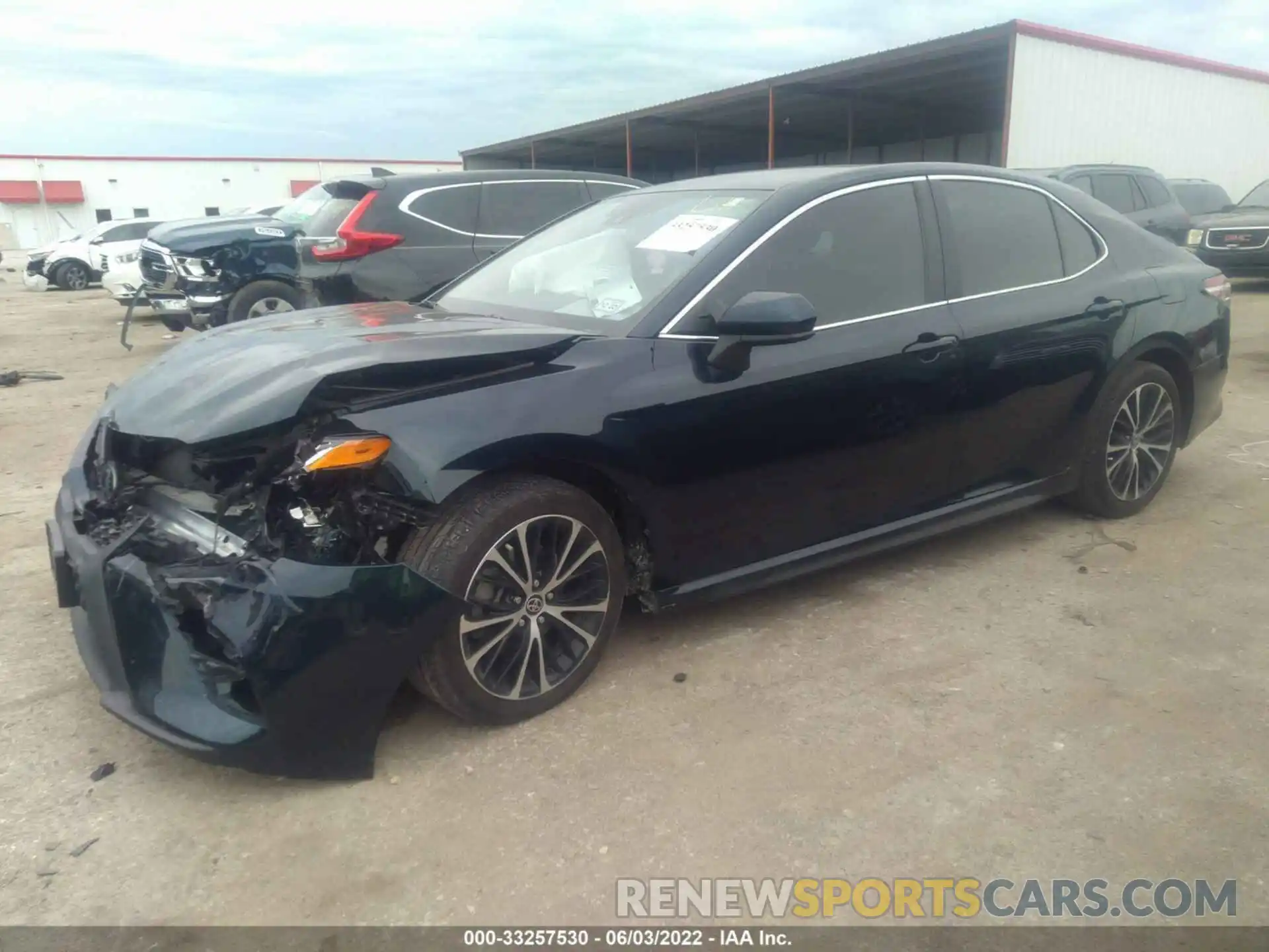 2 Photograph of a damaged car 4T1G11AK9LU386721 TOYOTA CAMRY 2020