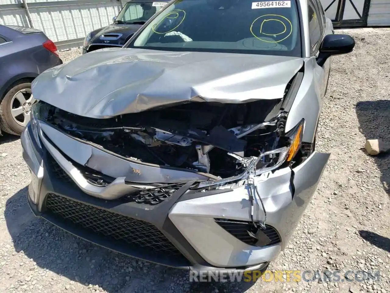 9 Photograph of a damaged car 4T1G11AK9LU387433 TOYOTA CAMRY 2020